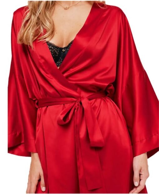 Izabella Kimono Red Robe - Image 2