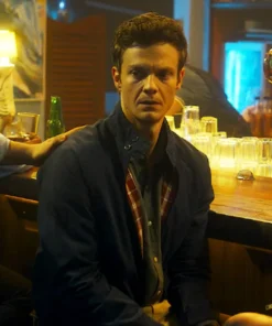 Jack Quaid Novocaine 2025 Black Jacket