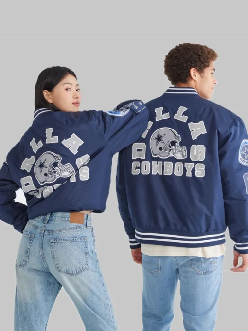 Cowboys Jenna Bush Hager Bomber Jacket - Image 3