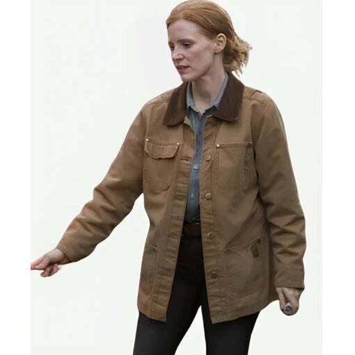 Jessica Chastain Interstellar Cotton Jacket