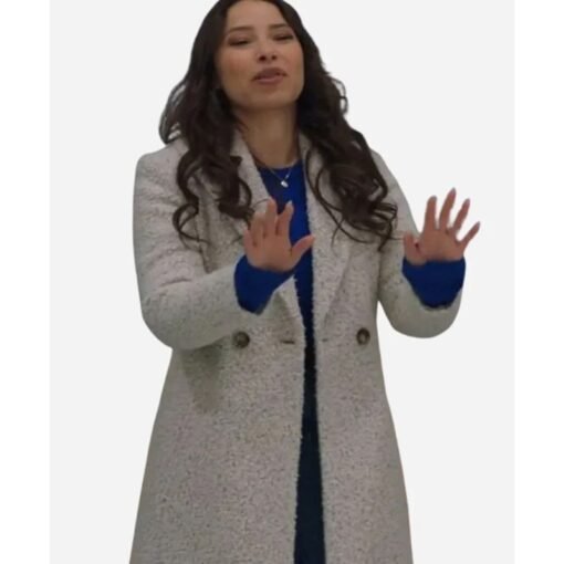 Jessica Parker Kennedy Under The Christmas Sky Sherpa Coat