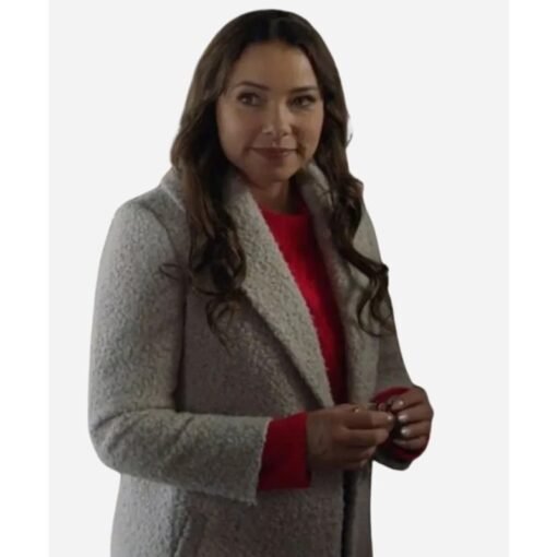 Jessica Parker Kennedy Under The Christmas Sky Sherpa Coat - Image 2