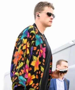 Joe Burrow Floral Bomber Jacket