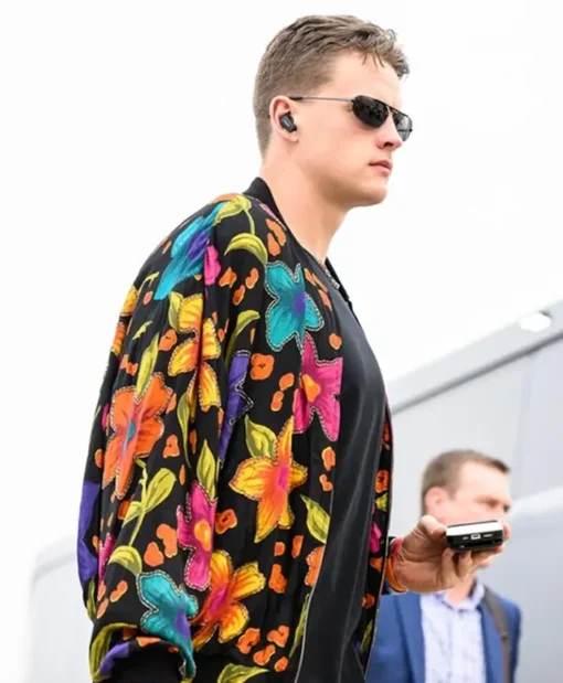 Joe Burrow Floral Bomber Jacket
