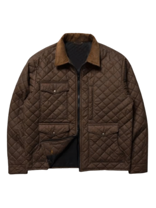 John Dutton Brown Quilted Jacket
