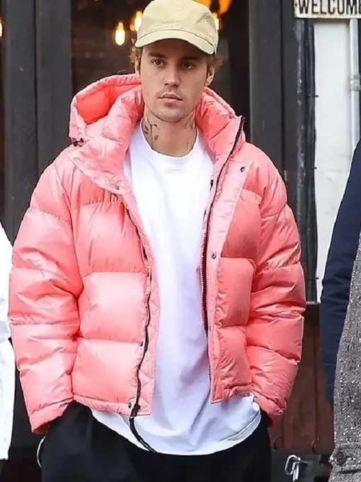 Justin Bieber Pink Jacket