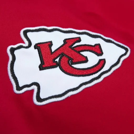 Kansas City Chiefs OG 2.0 Full-Snap Satin Varsity Jacket - Image 4