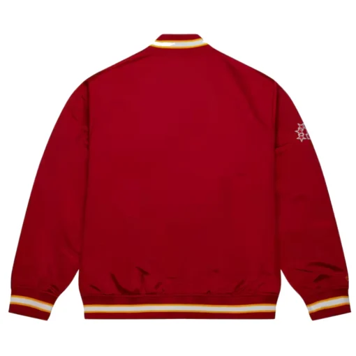Kansas City Chiefs OG 2.0 Full-Snap Satin Varsity Jacket - Image 2