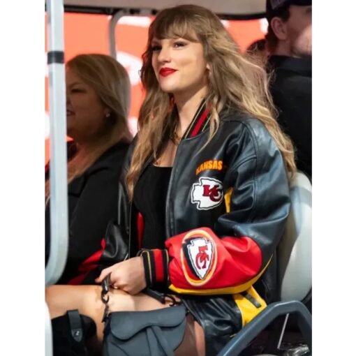 Kansas City Chiefs Taylor Swift Bomber Jacket - Image 3