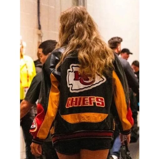 Kansas City Chiefs Taylor Swift Bomber Jacket - Image 2