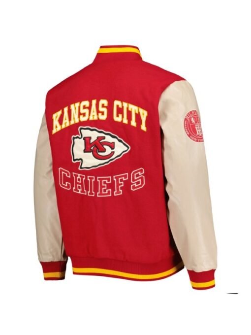 Kansas City Chiefs Tommy Hilfiger Varsity Jacket - Image 2