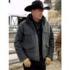 Kevin Costner Yellowstone Green Jacket