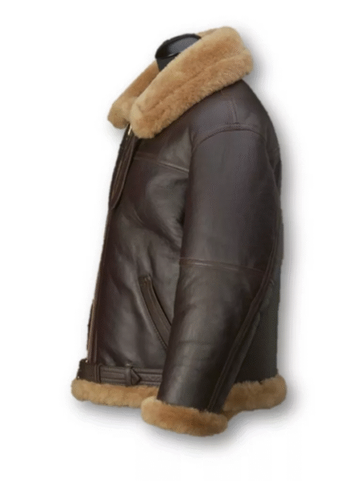 Kraven the Hunter 2024 Aaron Taylor Shearling Jacket - Image 4