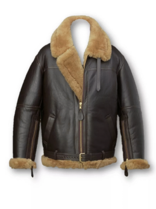 Kraven the Hunter 2024 Aaron Taylor Shearling Jacket - Image 2