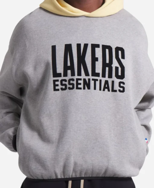LA Lakers X Essentials Pullover Hoodie - Image 3