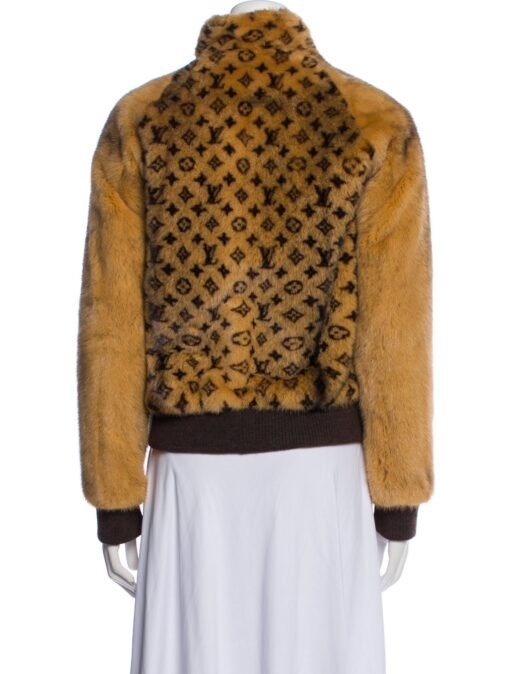 Louis Vuitton Mink Monogram Fur Jacket - Image 3