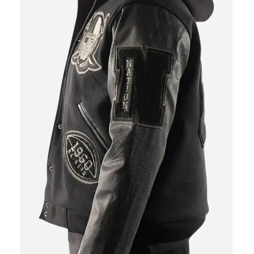 LV Raiders Coach Antonio Pierce Black Jacket - Image 3
