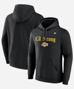 Lakers LA Strong Black Hoodie