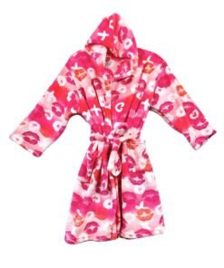Lips Print Bath Robe