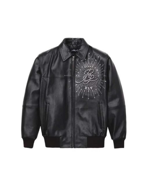 Men Pelle Pelle American Legend Plush Black Jacket - Image 2