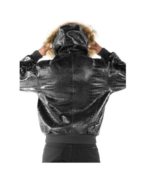 Men Pelle Pelle Nile Black Leather Jacket