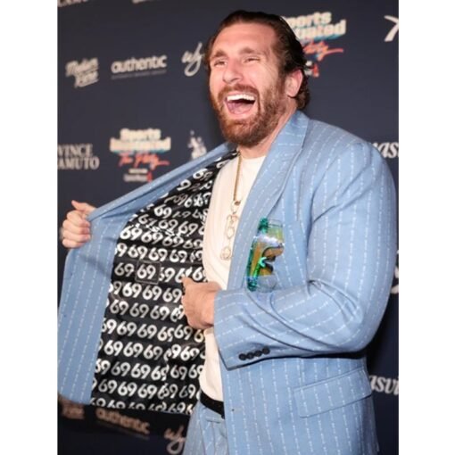 Mojo Rawley Sports illustrated Blue Suit - Image 2