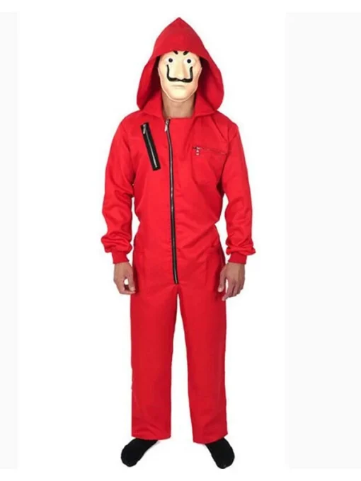 Money Heist La Casa De Papel Dali Red Costume - Image 2