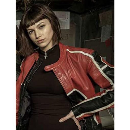 Tokyo Money Heist Leather Jacket - Image 2
