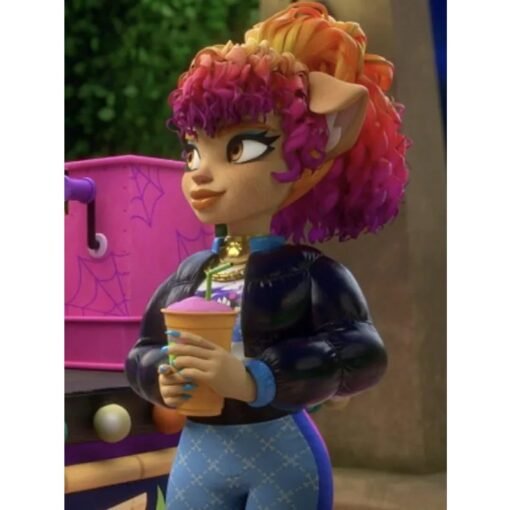 Monster High Black Puffer Crop Jacket - Image 2