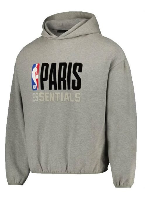 NBA Paris x Essentials Grey Hoodie