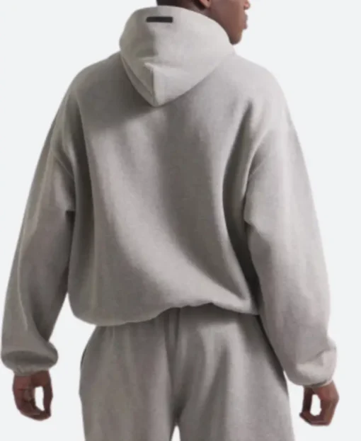 NBA Paris x Essentials Grey Hoodie - Image 3