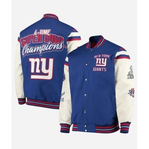 New York Giants Super Bowl Jacket
