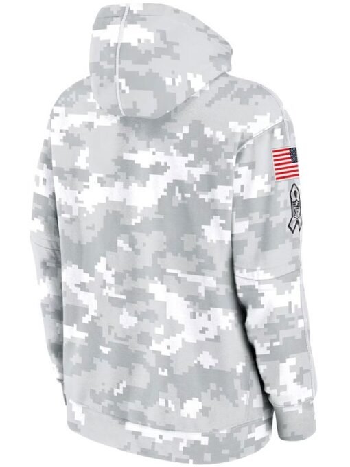 New York Jets Salute To Service Camo 2024 Hoodie - Image 2