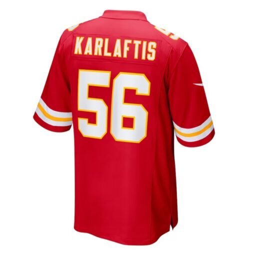 Nike George Karlaftis Red Chiefs Home Game Jersey - Image 2