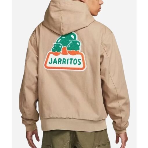 Nike SB x Jarritos Brown Fleece Beige Hoodie - Image 2