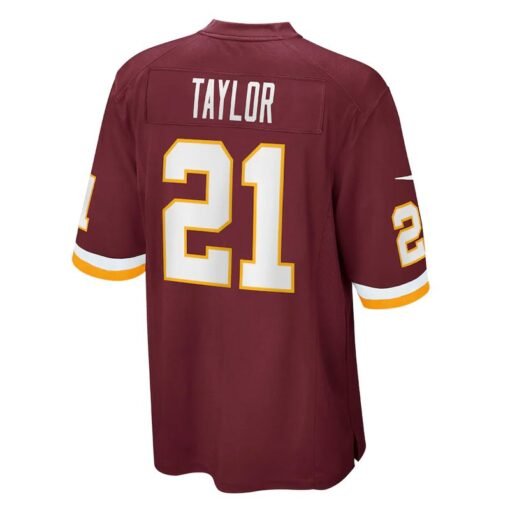 Nike Sean Taylor Burgundy Retired Team Game Jersey - Image 3
