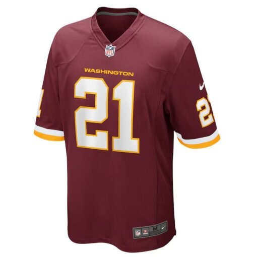 Nike Sean Taylor Burgundy Retired Team Game Jersey - Image 2