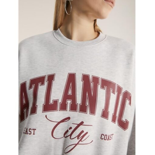 Oversized Grey Sweatshirt - Image 2