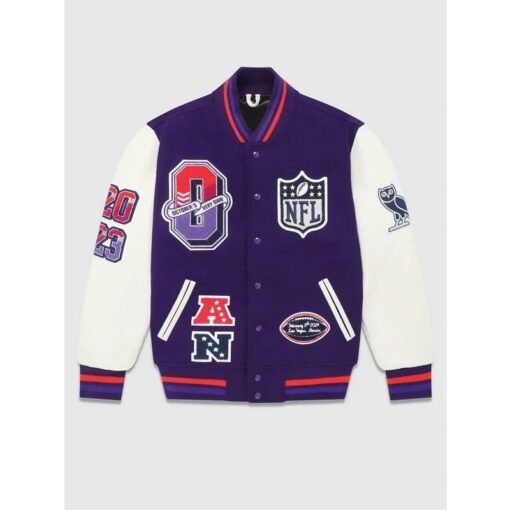 Ovo X Nfl Super Bowl Lviii Varsity Jacket - Image 2