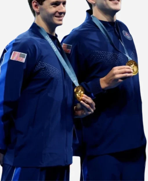 Team USA Olympics 2024 Paris Blue Tracksuit - Image 3