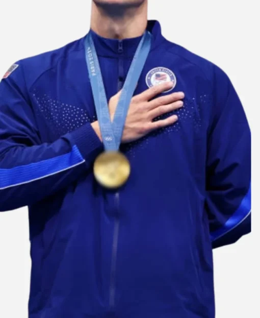 Team USA Olympics 2024 Paris Blue Tracksuit - Image 2