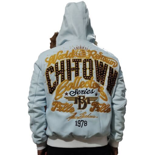 Pelle Pelle Chi Town White Leather Jacket