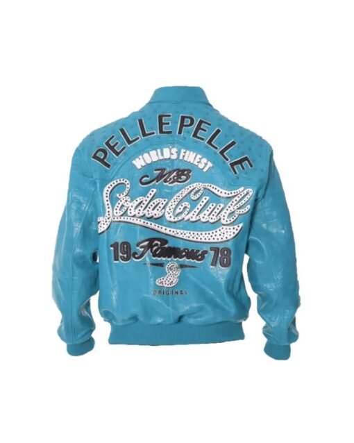 Men Pelle Pelle Soda Club Turquoise Jacket
