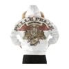 Men Pelle Pelle 40th Anniversary White Fur Hooded Jacket