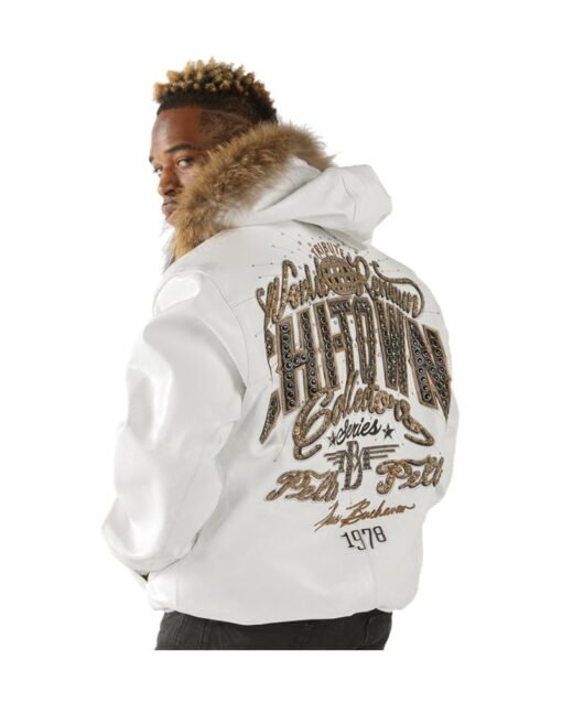 Pelle Pelle Chi Town White Leather Jacket - Image 4