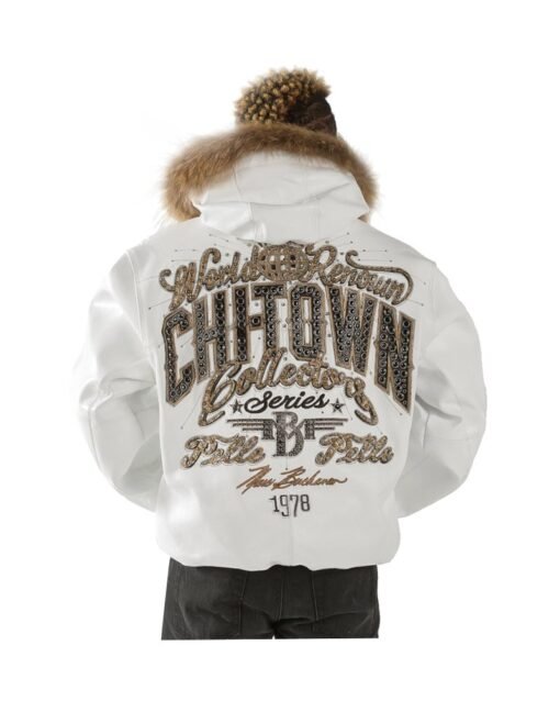 Pelle Pelle Chi Town White Leather Jacket - Image 3