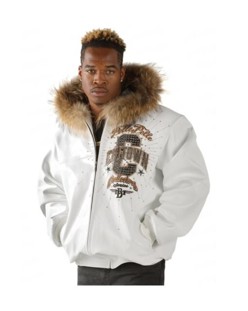 Pelle Pelle Chi Town White Leather Jacket - Image 5