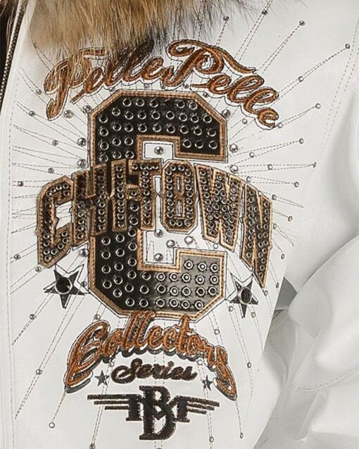 Pelle Pelle Chi Town White Leather Jacket - Image 6