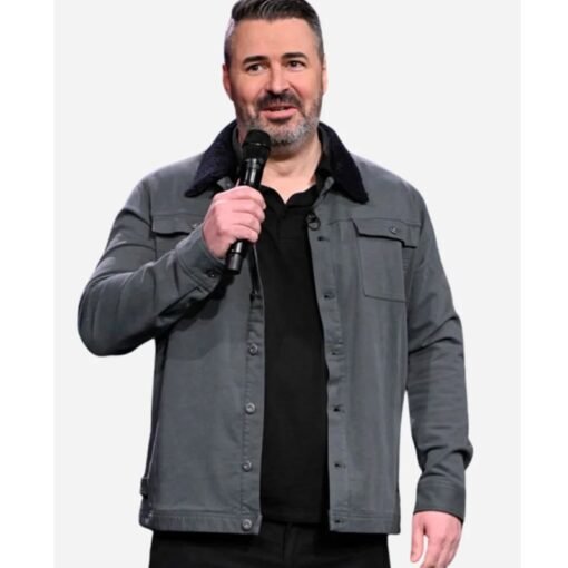 Pete Lee Jimmy Fallon Show Cotton Grey Jacket