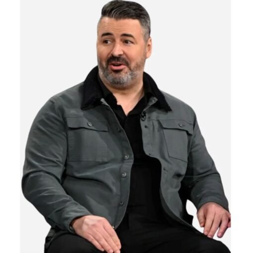 Pete Lee Jimmy Fallon Show Cotton Grey Jacket - Image 2